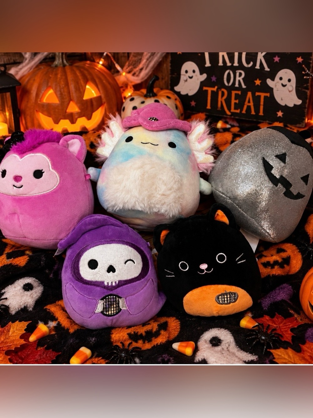 🎃👻 Halloween SQUISHMALLOWS mystery squad lot 🐈‍⬛